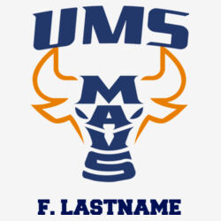 UMS MAVS Personalized Water Bottle Design