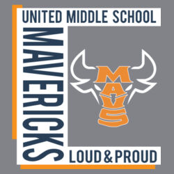 UMS Loud and Proud Spirit Adult Shirt Design