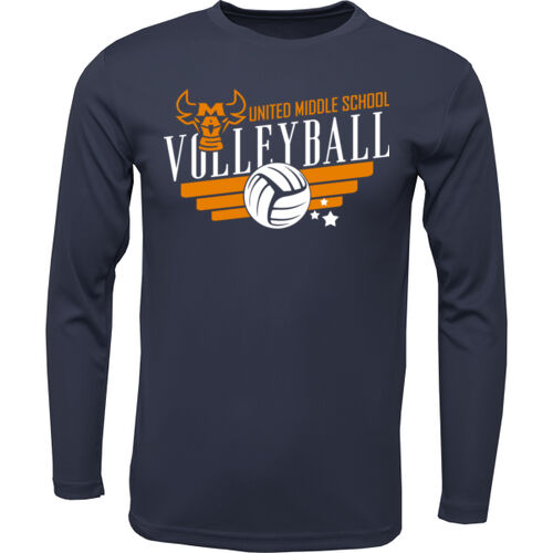 UMS Lady Mavs Unisex L/S Volley #2 Customizable  Thumbnail