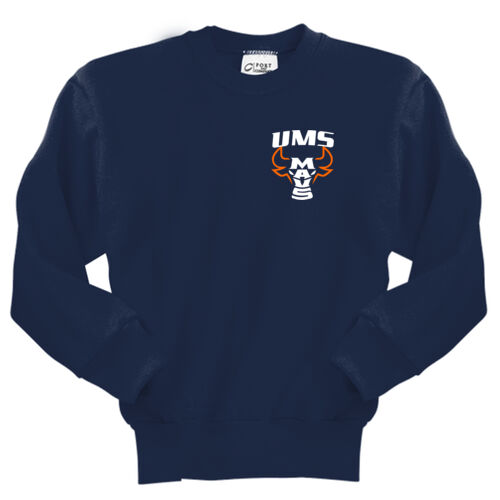 UMS MAVS Youth Core Fleece Crewneck Sweatshirt Thumbnail
