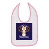 Infant Contrast Trim Premium Jersey Bib Thumbnail