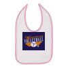 Infant Contrast Trim Premium Jersey Bib Thumbnail